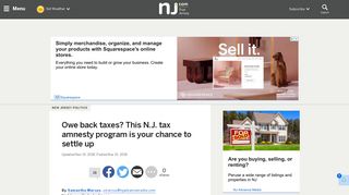 Owe back taxes? This N.J. tax amnesty program is your chance to ...