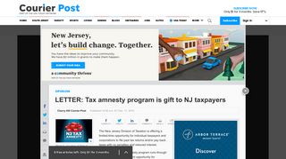 New Jersey tax amnesty program gift to taxpayers - Courier-Post