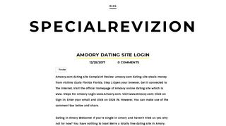 Amoory Dating Site Login - specialrevizion