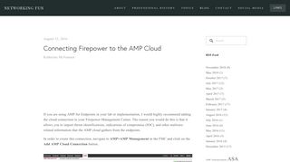 Connecting Firepower to the AMP Cloud — Networking fun