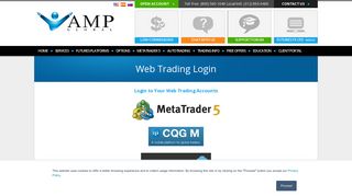 Web Trading Login - AMP Futures