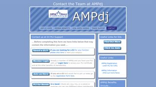 AMPdj Information Site - £10m DJ PLI for just £49 - amp-dj.co.uk