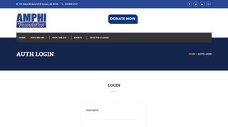 Auth Login – Amphi Foundation