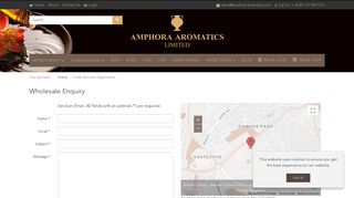 Trade Account Application - Amphora Aromatics Ltd – Supplier of pure ...