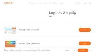 Amplify | Login
