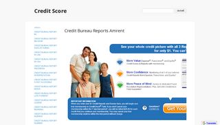 Credit Bureau Reports Amrent - Credit Score - Google Sites