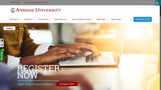 Amridge University offers online distance learning programs!