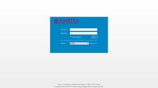 Amrita Mail Web Client Sign In