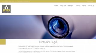 Customer Login - AMS Composite Cylinders