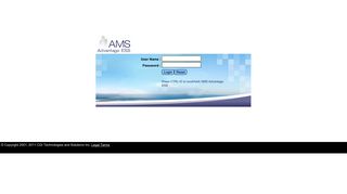 Welcome to AMS ESS: LOGIN