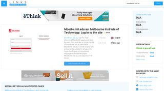 Visit Moodle.mit.edu.au - Melbourne Institute of Technology: Log in to ...