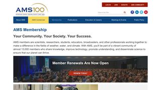 AMS Membership - American Meteorological Society