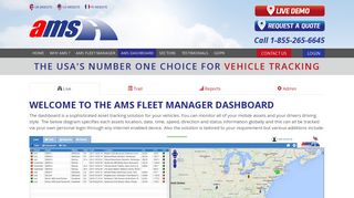 Live – AMS Dashboard | Asset Monitoring Solutions