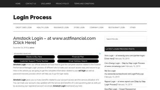 Amstock Login – at www.astfinancial.com [Click Here] - Login Process