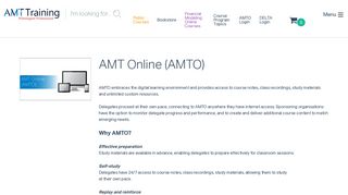 Online Financial Modelling Courses | AMT Training