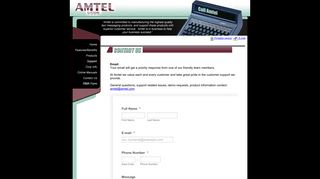 E-mail - Amtel Systems Corporation - amtel.com - Text Messaging and ...