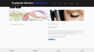 Login Help - Customer Service Of America