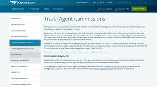 Travel Agent Commissions | Amtrak