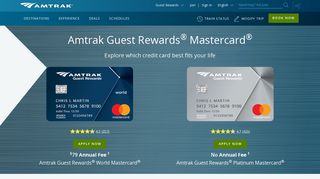 Apply Now for the Amtrak Guest Rewards® Mastercard® Credit Card