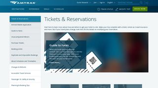 Tickets & Reservations | Amtrak