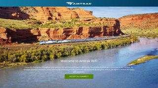Amtrak WiFi | Agree & Connect