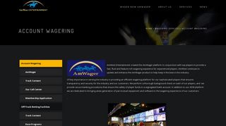 ACCOUNT WAGERING - AmWest Entertainment