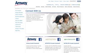 Connect with Us - Amway