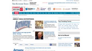 Amway India Enterprises: Latest News & Videos, Photos about Amway ...