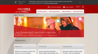 Rewards4U | Parcelforce Worldwide