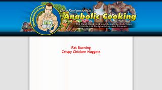 Fat Burning Crispy Chicken Nuggets - Anabolic Cooking - The Best ...