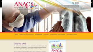 Association of Nurses in AIDS Care: Home Page