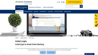 Initial Login | Austrian Anadi Bank AG