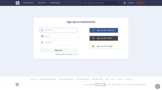 Sign Up | HackerEarth