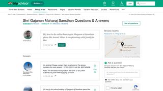 Hi, how to do online booking in Shegaon at... - Shri Gajanan Maharaj ...
