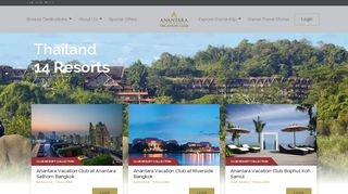 Browse Destinations | Anantara Vacation Club