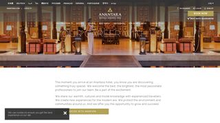 Luxury Hotel Jobs at Anantara | Careers | Anantara Hotels & Resorts