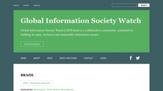 Brazil | Global Information Society Watch