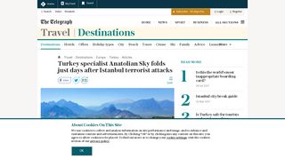 Turkey specialist Anatolian Sky folds just days after Istanbul's deadly ...