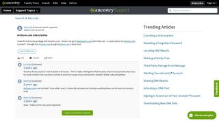 Archives.com Subscription - Ancestry Support