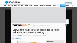 MyHeritage's hack resurfaces concerns about DNA testing privacy