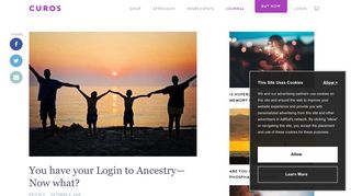 You have your Login to Ancestry— Now what? - Curos - Curos Essential