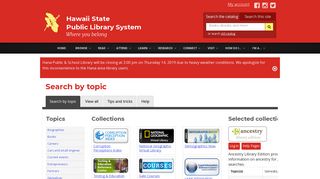 Hawaii State Public Library System | Ancestry Library Edition