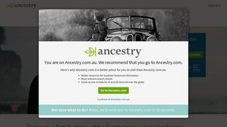 Ancestry® | Genealogy, Family Trees & Family History Records