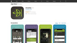 Ancestry on the App Store - iTunes - Apple