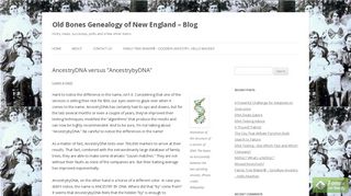 AncestryDNA versus “AncestrybyDNA” | Old Bones Genealogy of New ...