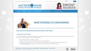 Earn UChoose Rewards with Anchor Bank Credit Cards and ...