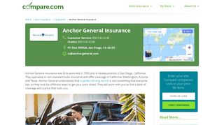 Learn more about Anchor General Insurance | Compare.com