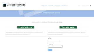 Customer and Employee Portal - Construction Company - Anderson ...