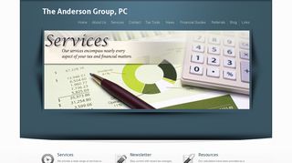 Anderson Group: Splash Page