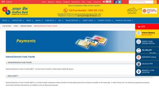 National Electronic Funds Transfer - Andhra Bank